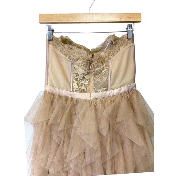 NWT for Love & Lemons Bustier Gown Warm Taupe Size M - Picture 7 of 14